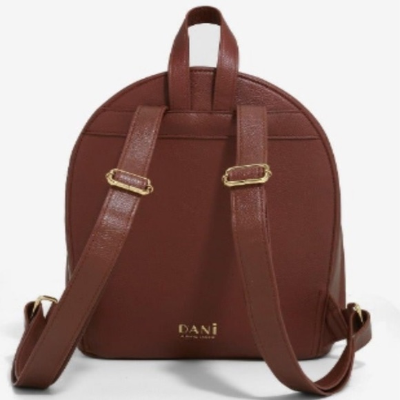 Danielle Nicole Brown Backpack with Mickey and Pluto Design - Picture 3 of 10